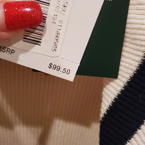 NWT Authentic Ralph Lauren Ribbed Cardigan - Picture 8 of 10